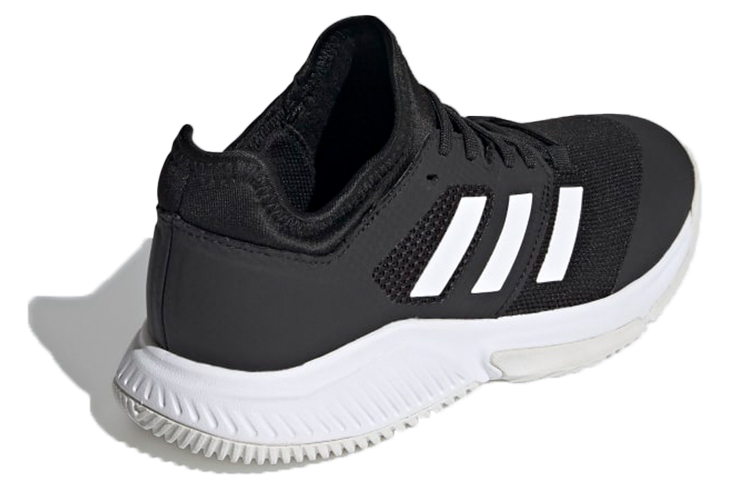 Кроссовки adidas Court Team Bounce Indoor (черно-белые) — фото 4