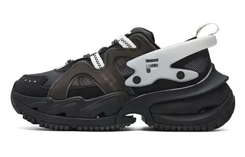 FILA FUSION Armour Sneakers 'Black White'