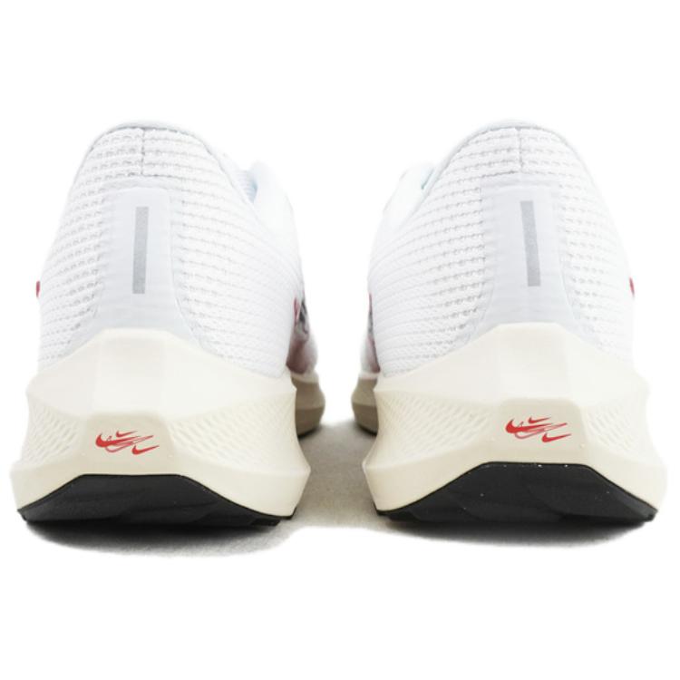 Nike Air Zoom Pegasus 40 Abrasion Resistant Support Low top Casual Training Running Shoes Men’s White Red