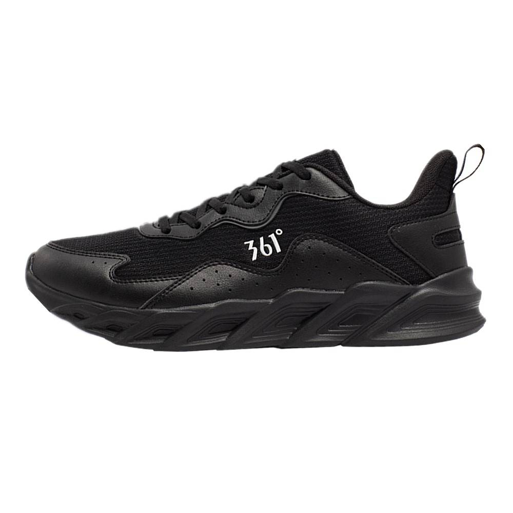 361° Cushioning Slip Resistant Low top Running Shoes Men’s Black White