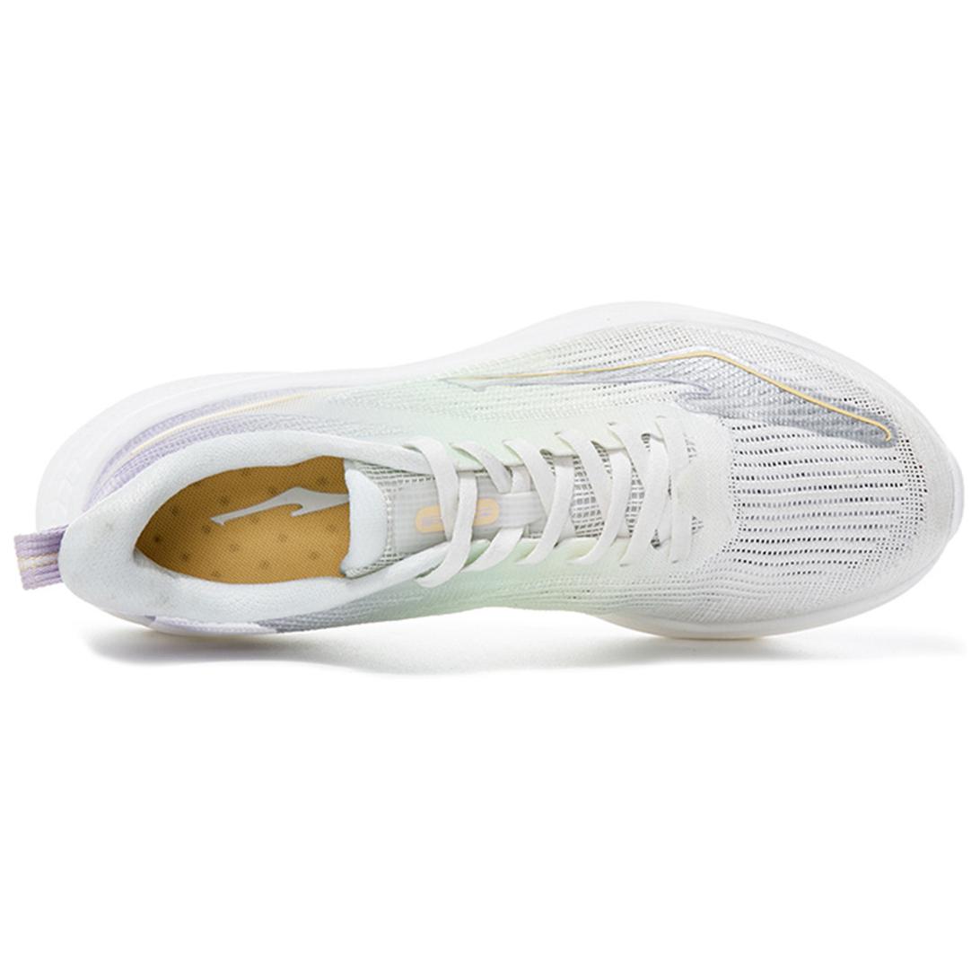 Erke Super Light Cushioning, Wear Resistant Low top Casual Running Shoes Women’s White Green Purple