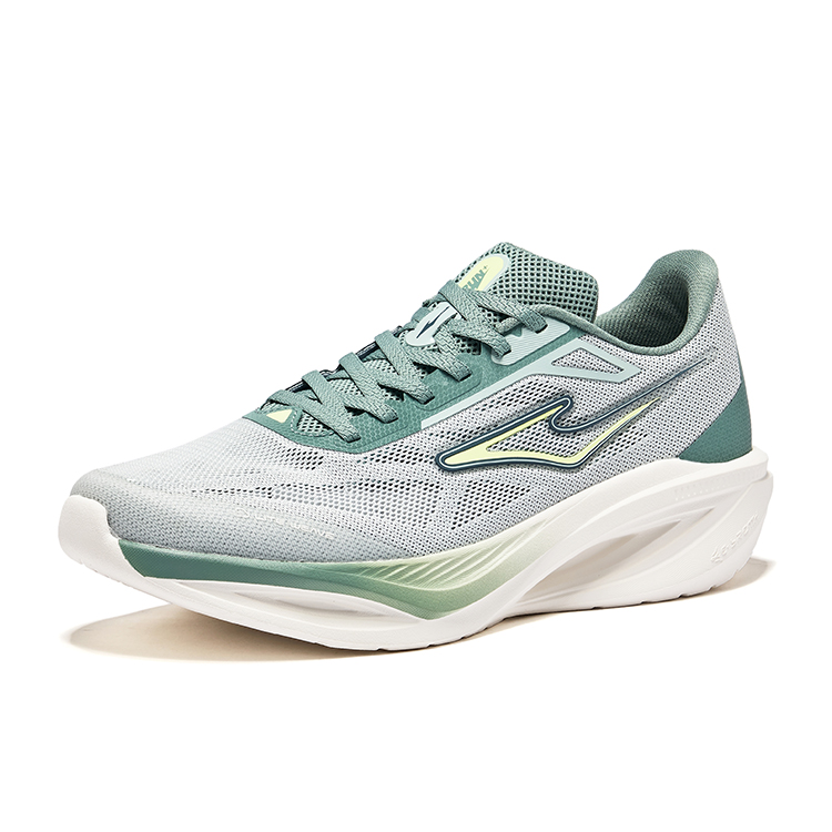 Erke Cushioning Rebound Low top City Commuting Running Shoes Men’s Light Gray Green Sage Leaf