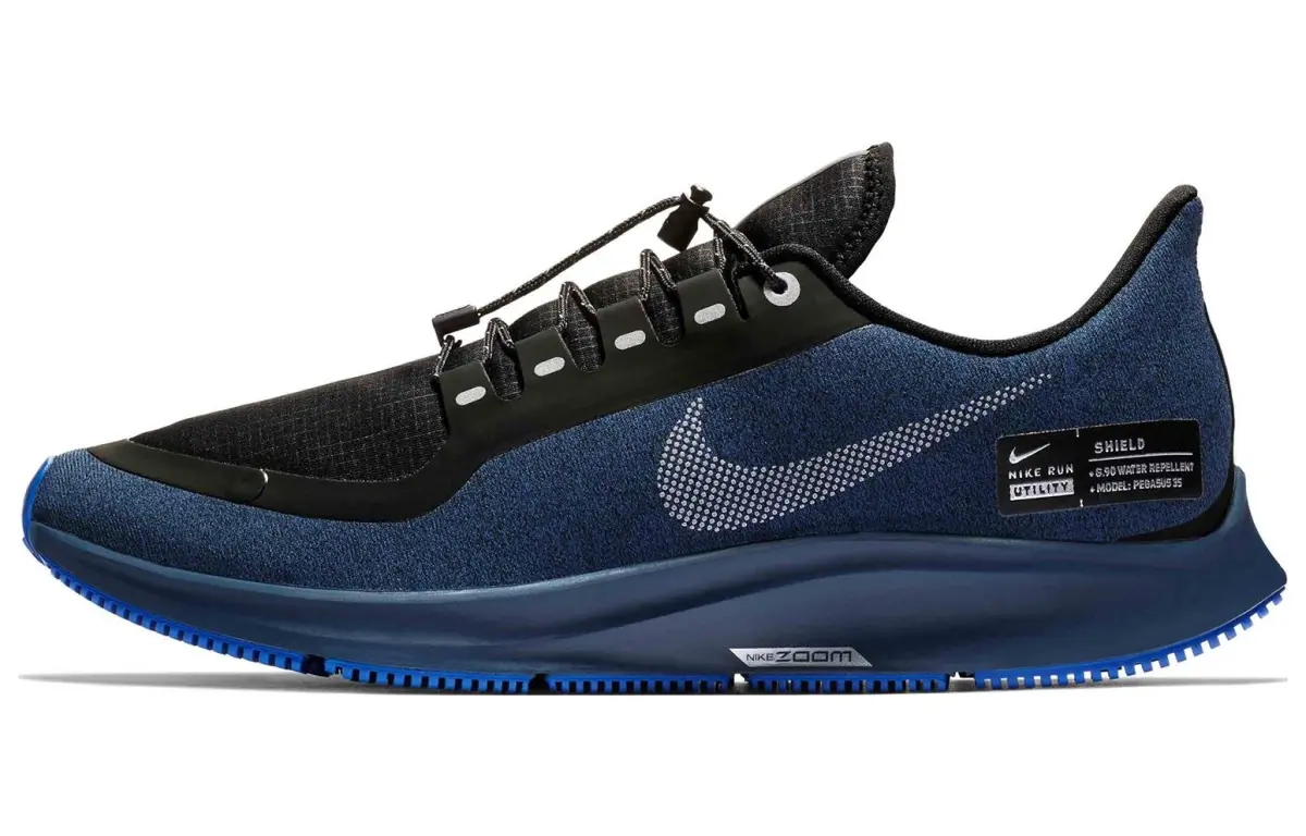 Nike Air Zoom Pegasus 35 Shield Black Blue Void