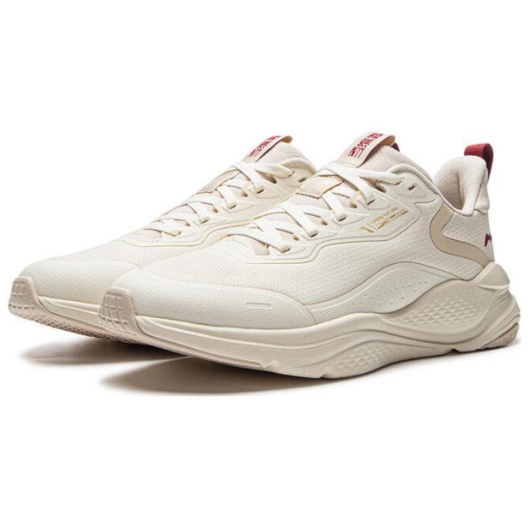 Li Ning Liuyun Cushioning, Wear Resistant Low top Running Shoes Women’s Beige