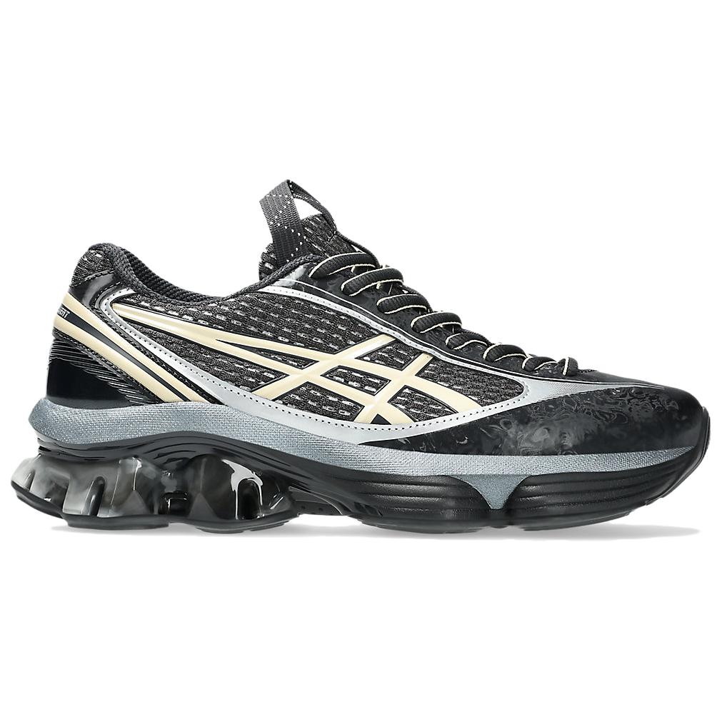 ASICS x KIKO KOSTADINOV GEL KINETIC FLUENT Textile, Synthetic Leather FF BLAST Running Shoes Unisex Black Vanilla White