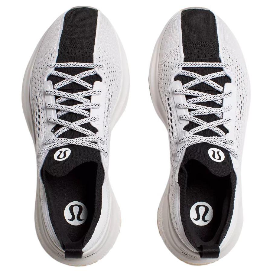 Lululemon Chargefeel Breathable Support Low top Training Running Shoes Women’s White Black