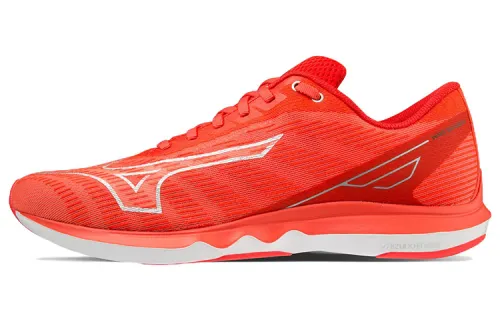 Mizuno Wave Shadow 5 Running Shoes Men's Low Top Red/Silver/White