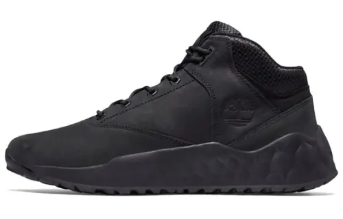 Timberland Solar Wave Leather Casual Abrasion Resistant Outdoor Boots Men's Black