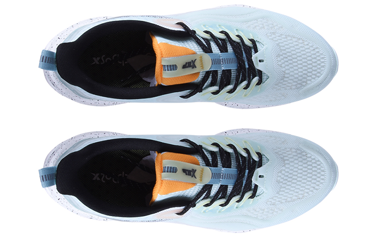 XTEP Cushioning Anti-Slip Wear-Resistant Breathability Low-Top Running Shoes Men’s Green Black