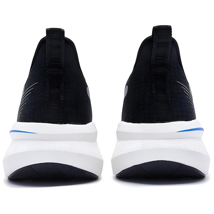 QIAODAN Abrasion Resistant Slip Resistant Low top Casual Running Shoes Men’s White Blue Black