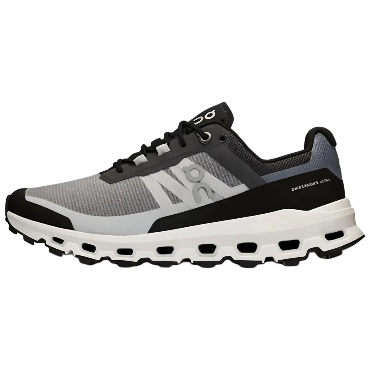 On Running Cloudvista Black White Women's