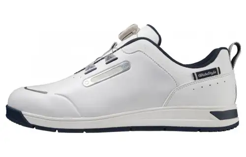 Mizuno Wide Style Wg Boa Cushioning Slip Resistant Abrasion Resistant Low top Golf Shoes White