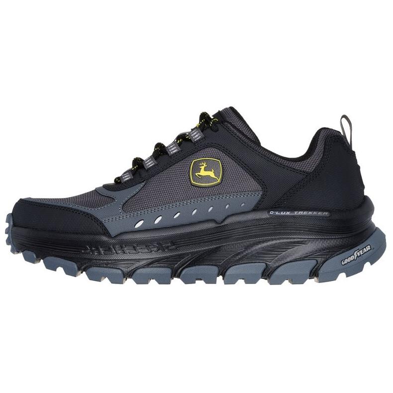 John Deere x Skechers Relaxed Fit Low top Outdoor Shoes Men's Black Gray