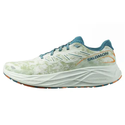 SALOMON Aero Glide Comfortable Abrasion Resistant Low top Running Shoes Men's Blue Green