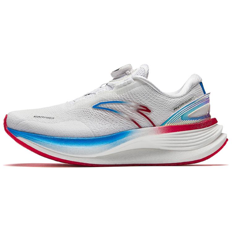 Anta Champion 3PRO Textile, Rubber Abrasion Resistant Low top Running Shoes Women’s White Blue Red