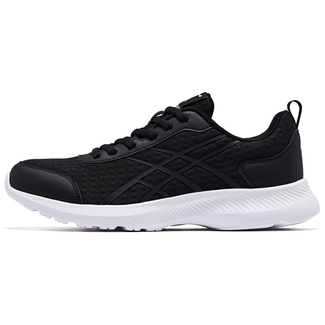 QIAODAN Cushioning Abrasion Resistant Cushioning, Wear Resistant Low top Casual Running Shoes Men’s Black White