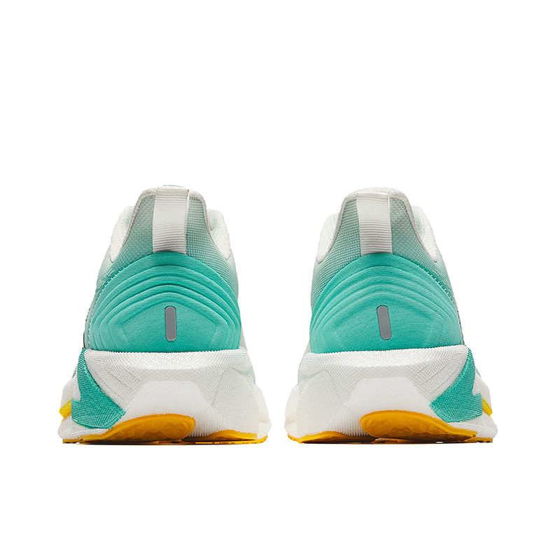Anta Abrasion Resistant, Lightweight, And Breathable Low top Running Shoes Men’s Papyrus White Fluorescent Aqua Green