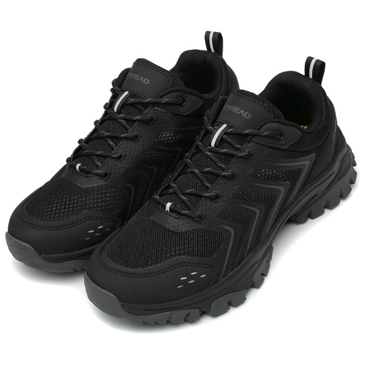 TOREAD Cushioning Slip Resistant Low top Outdoor Shoes Men’s Black