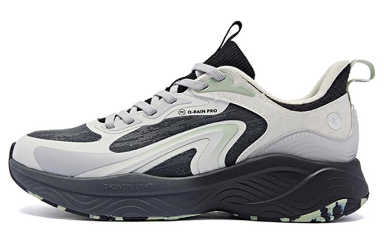 QIAODAN Iridescent 4.0 Slip Resistant Cushioning Low top Running Shoes Women’s Black Gray
