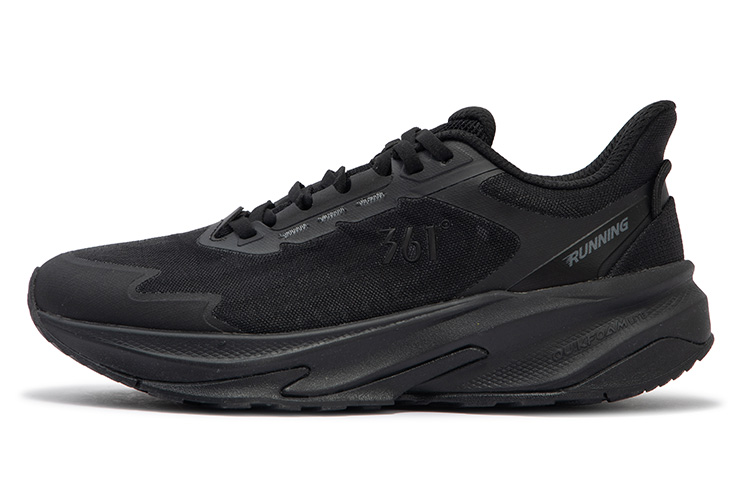 361° Riding Mountain Cushioning Slip Resistant Abrasion Resistant Low top Running Shoes Women’s Black Gray