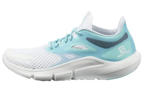 SALOMON Predict Soc 3 Comfortable Fabric Wear resistant And Lightweight Low top Running Shoes Women's White Blue