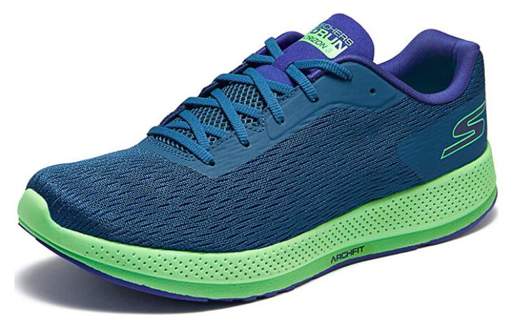 Skechers Comfortable Cushioning, Wear Resistant Low top Running Shoes Men’s Blue Green