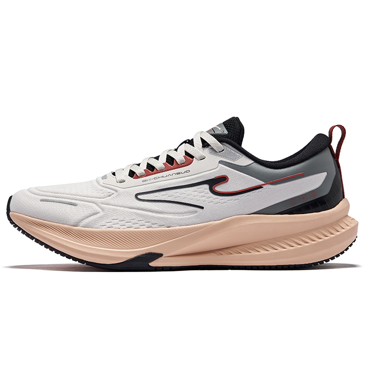 Erke Tissot 4 PU, Textile, Synthetic Leather Cushioning Slip Resistant Rebound Low top Rubber Outsole Casual Training