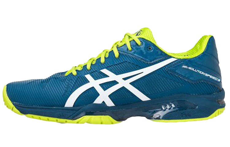 Asics Gel Solution Speed 3 Low top Running Shoes Men's Blue Green