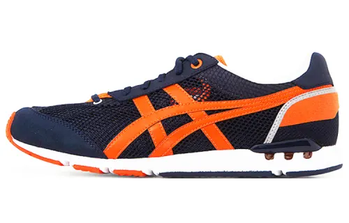 Onitsuka Tiger Metro Nomad Cushioning Slip Resistant Abrasion Resistant Low top Running Shoes Unisex Dark Blue Orange