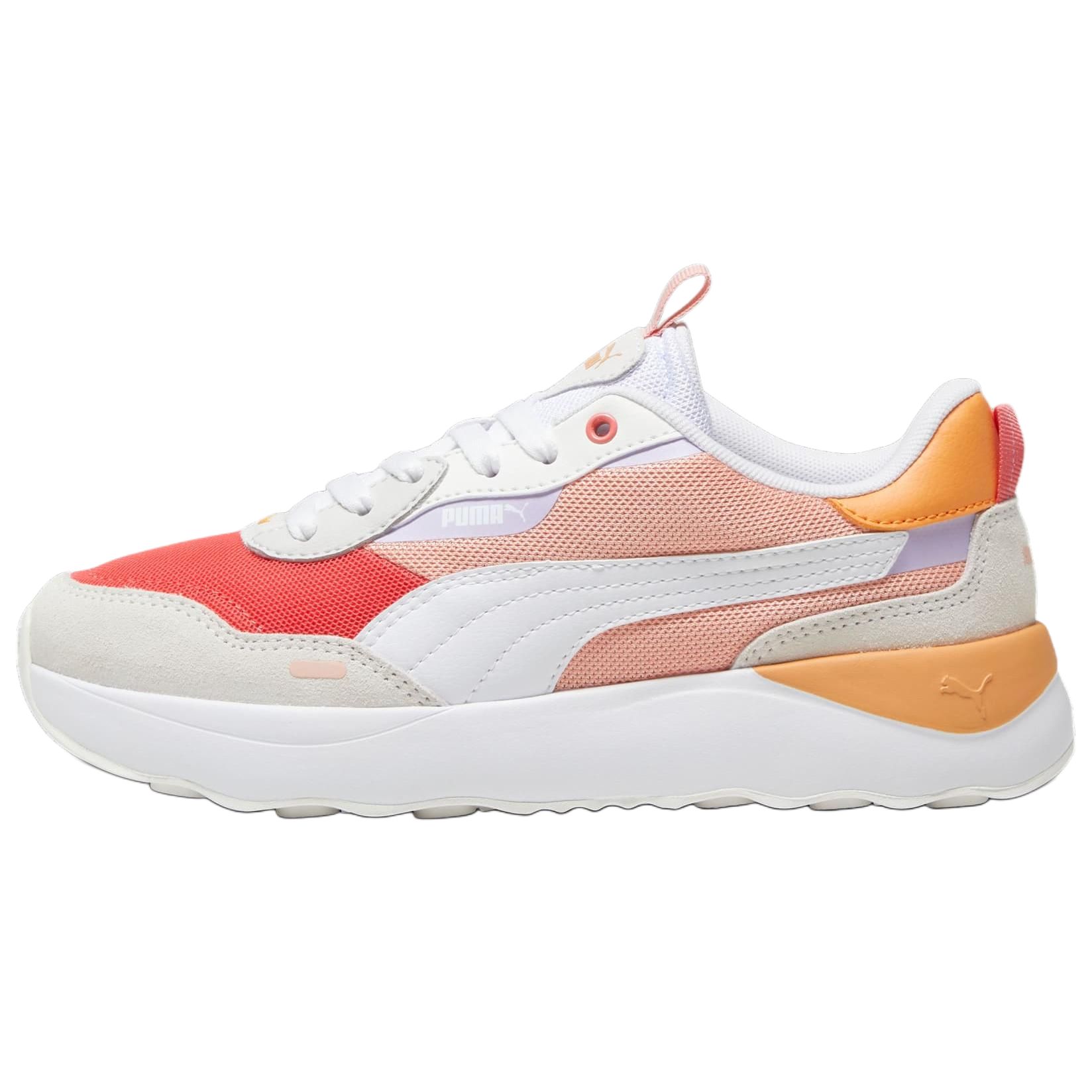 PUMA Runtamed Cushioning Slip Resistant Low top Running Shoes Women's Pink White