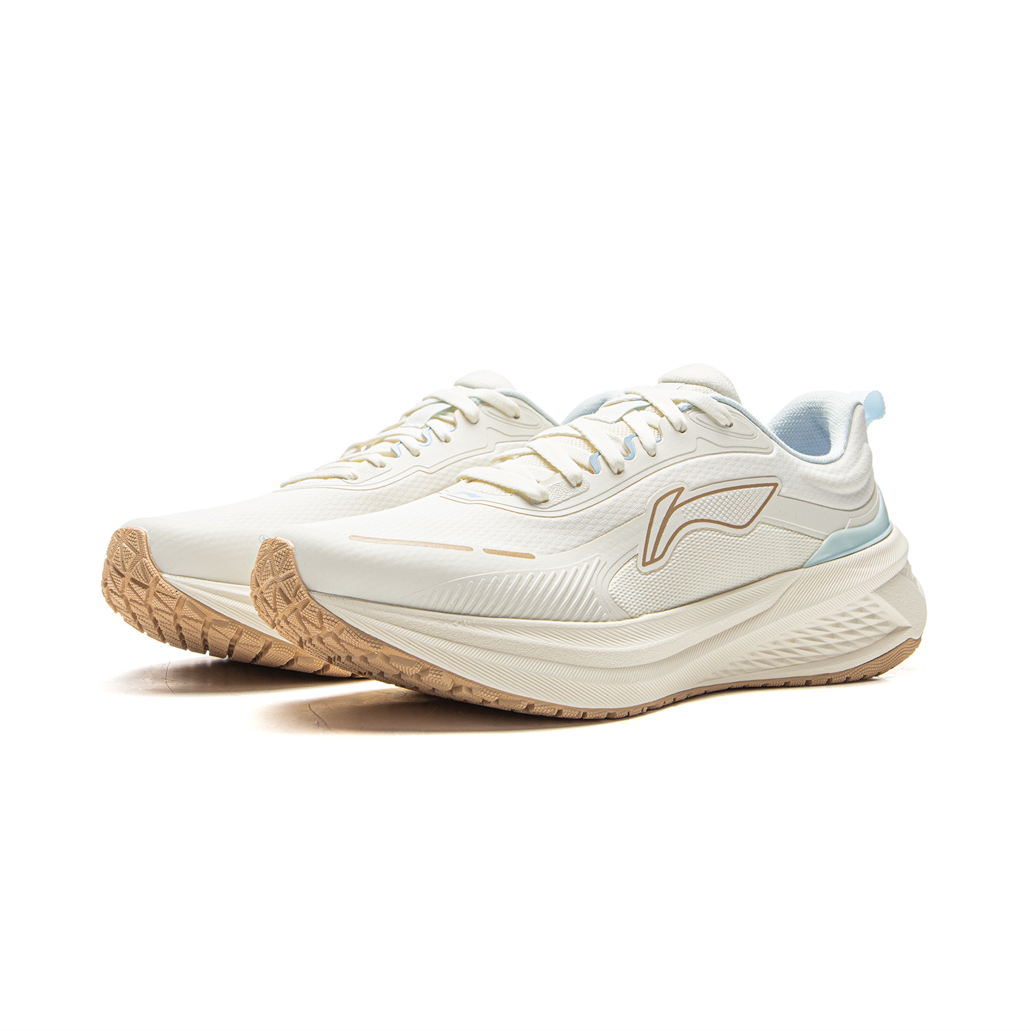Li Ning Wuyue 3.0 Protective Edition Running Shoes Women’s Low Top Ecru
