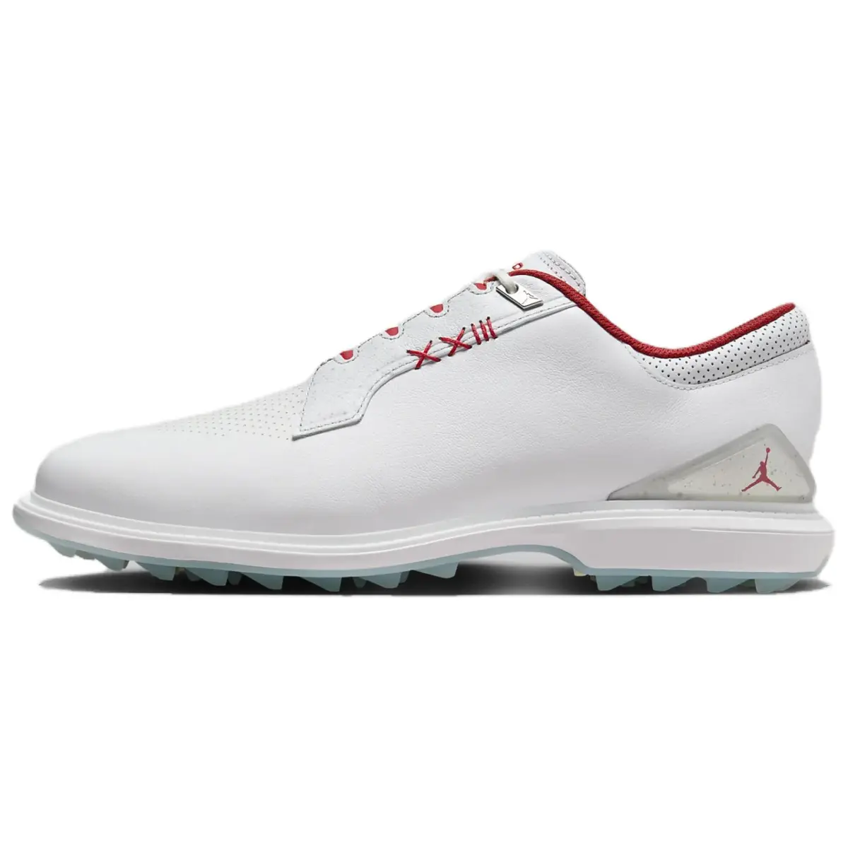 Jordan Adg 5 White Metallic Silver Blue Tint Fire Red Wide
