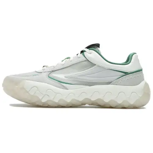 FILA Gara Abrasion Resistant Low top Running Shoes Men's Gray White