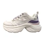 Anta Cloud Rising Abrasion Resistant Breathable Low top Chunky Sneakers Women's White Gray Purple
