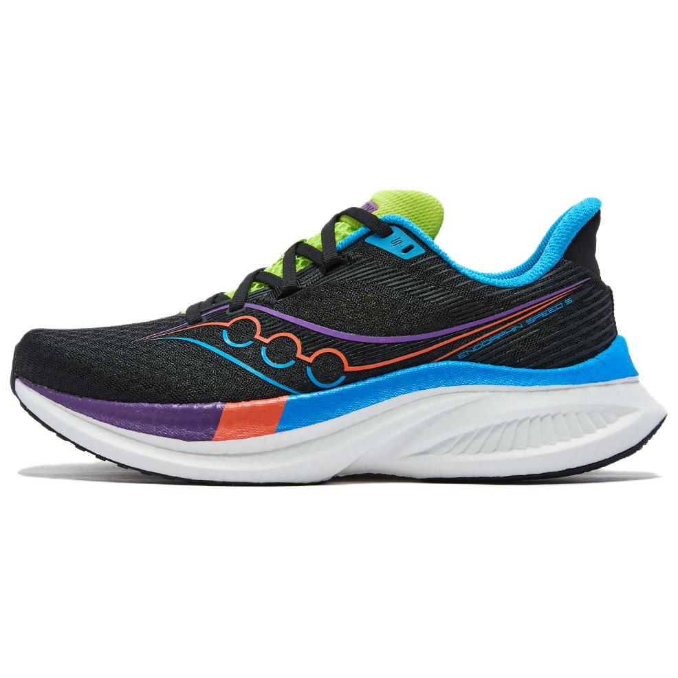 Saucony ENDORPHIN SPEED 5 Nylon Plate Synthetic Leather Cushioning Slip Resistant Abrasion Resistant Breathable