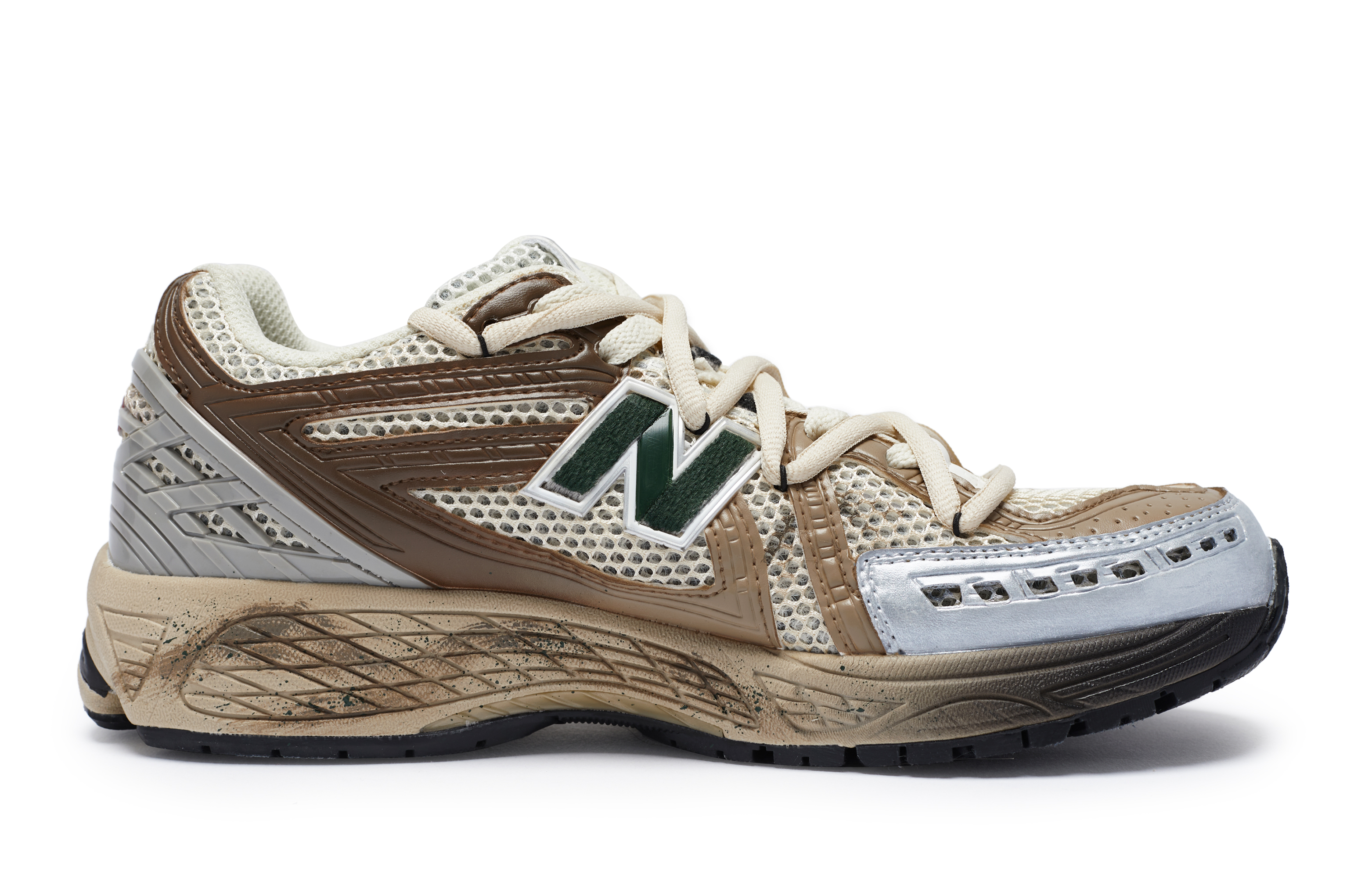 New Balance NB 1906R Coverage Low top Y2k Retro Running Shoes Unisex Beige Brown Silver