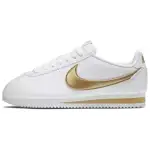 Nike Classic Cortez White Metallic Gold Women's