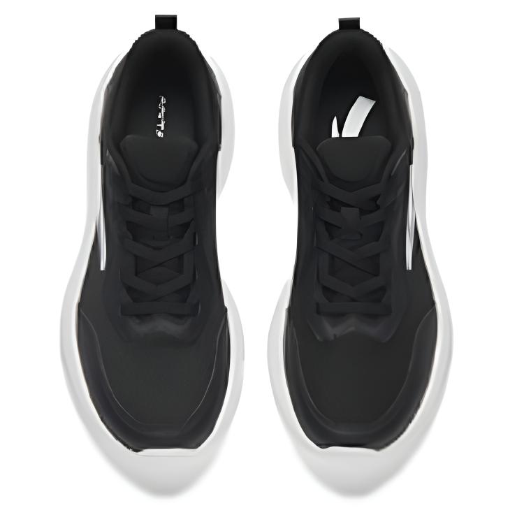 Anta Running Collection Breathable Lightweight Rebound Low top Casual Training Running Shoes Women’s Black