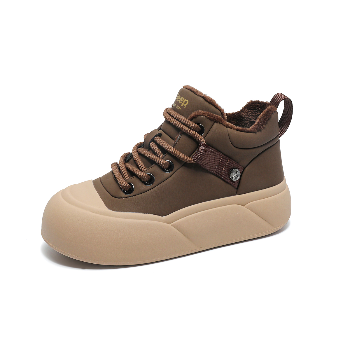 Jeep Outdoor Shoes Women’s Mid Top Brown