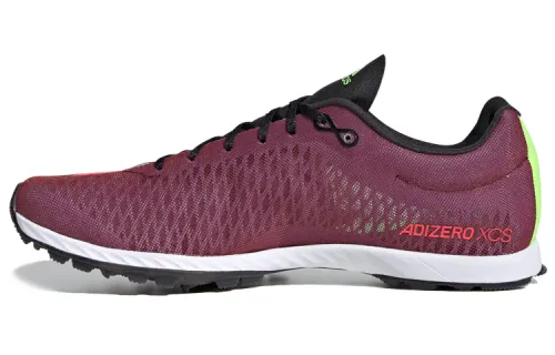Adidas Adizero Xc Sprint Slip Resistant Cushioning Low top Running Shoes Women's Purple Pink Green