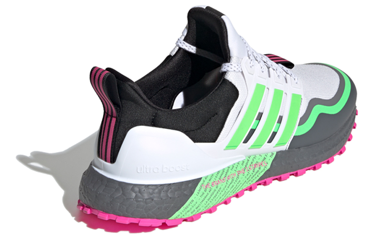 Кроссовки adidas ULT (бело-зелено-серые) — Белый / зелёный / серый — фото 4