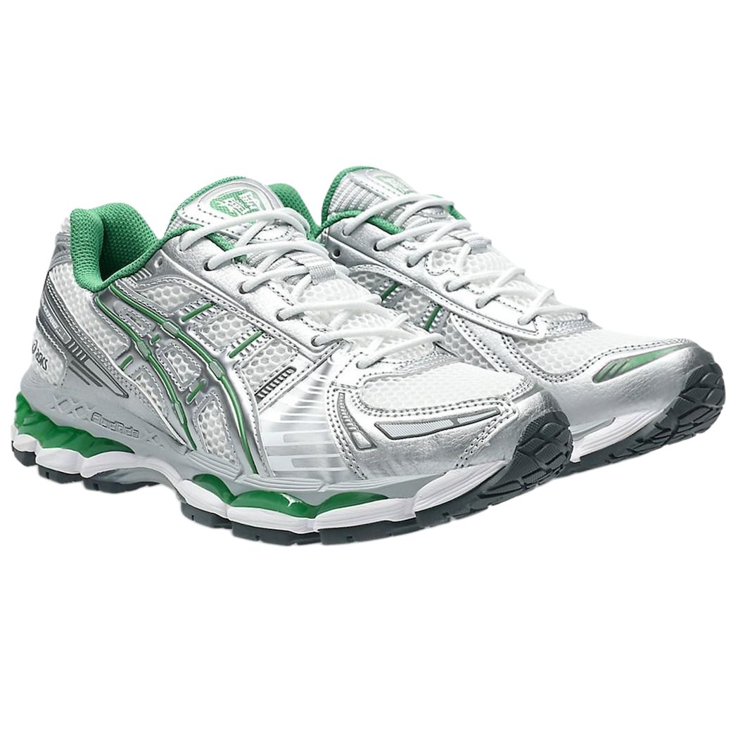 ASICS GEL Kayano 12.1 Low top Casual City Commuting Running Shoes Unisex Silver Green