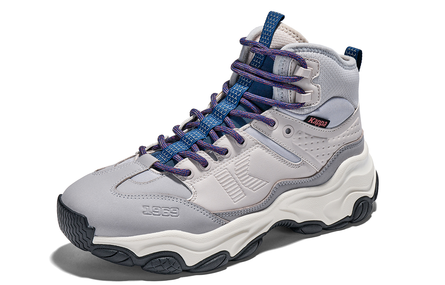 Kappa Slip Resistant Abrasion Resistant High top Running Shoes Women’s Blue Gray