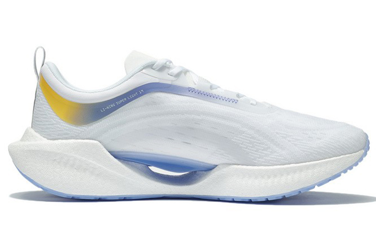 Li Ning Super Light 19 Textile, TPU Cushioning Slip Resistant Abrasion Resistant Reflective Low top Running Shoes