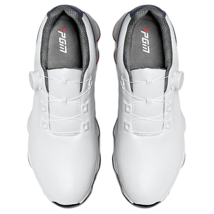 PGM Slip Resistant Abrasion Resistant Low top Golf Shoes Men’s White Blue