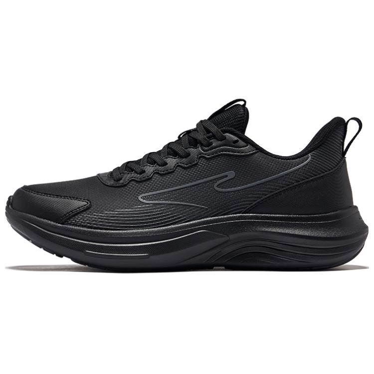 Erke Cushioning Rebound Low top Running Shoes Men’s Jet Black