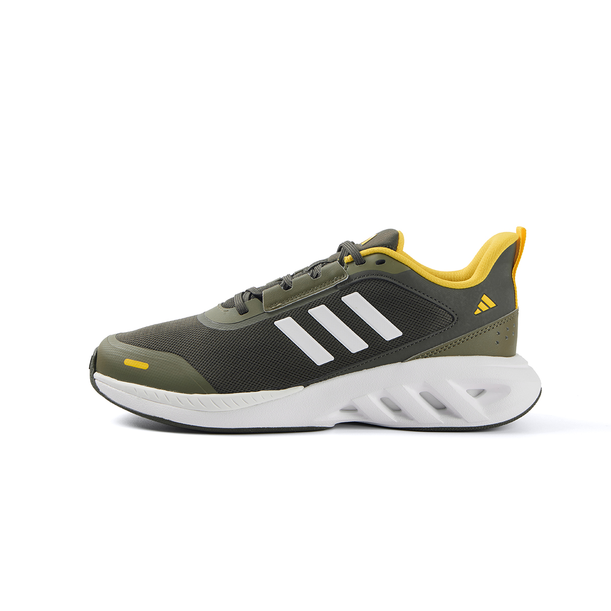Adidas Cushioning Breathable Lightweight Cushioning Breathable Lightweight Low top Running Shoes Unisex Olive Green