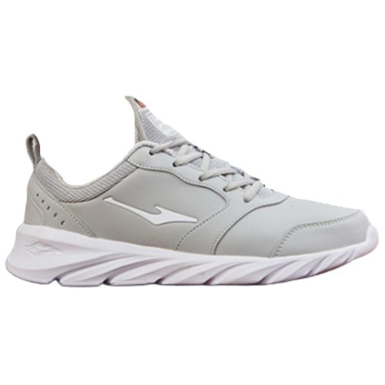 Erke Cushioning Slip Resistant Abrasion Resistant Waterproof And Breathable Rebound Low top Running Shoes Men’s Gray