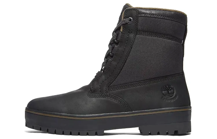 Timberland Pruce Mountain Thermal Abrasion Resistant Cushioning Short Outdoor Boots Black