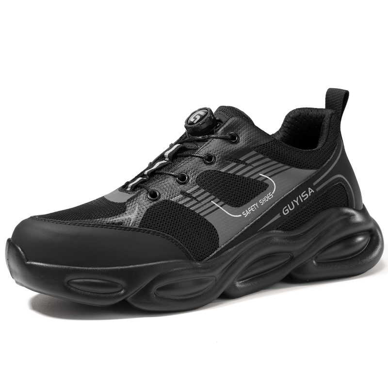 LANOUDUN Non slip Lightweight Low top Outdoor Shoes Unisex Black